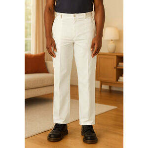 Dickies 874 Work Pants White 28x30 Utility Retro Skater Streetwear Minimalist